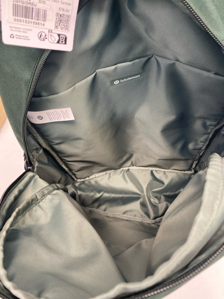 NWT Lululemon Dark Green Backpack