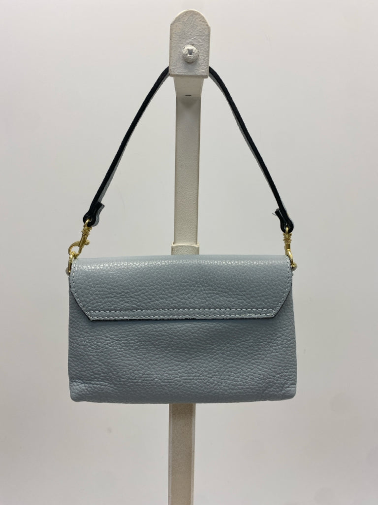 Powder Blue Leather Handbag