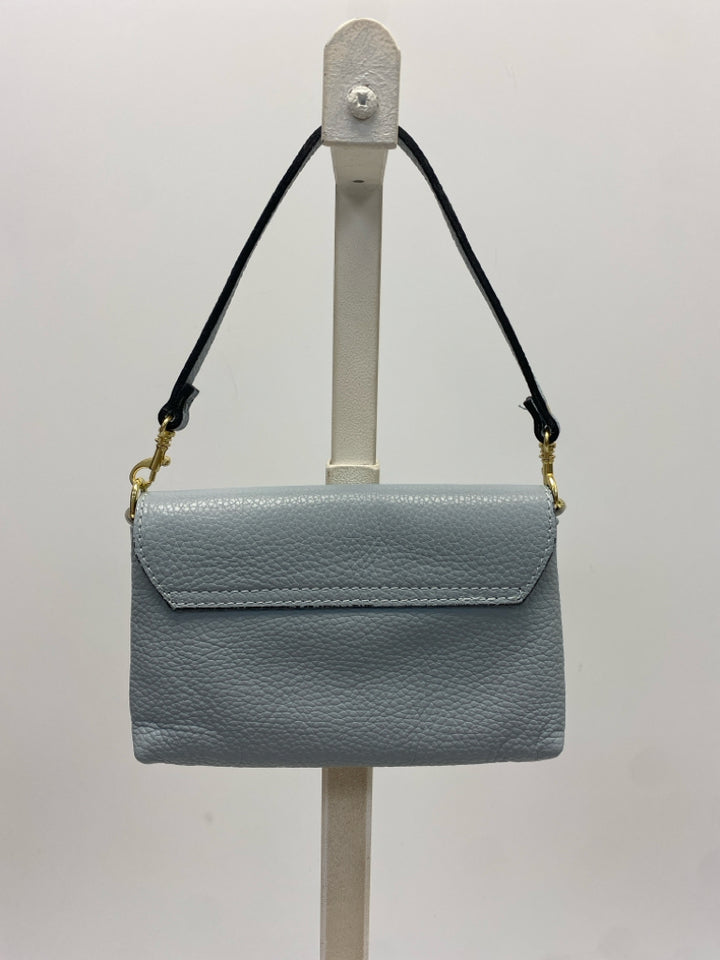Powder Blue Leather Handbag