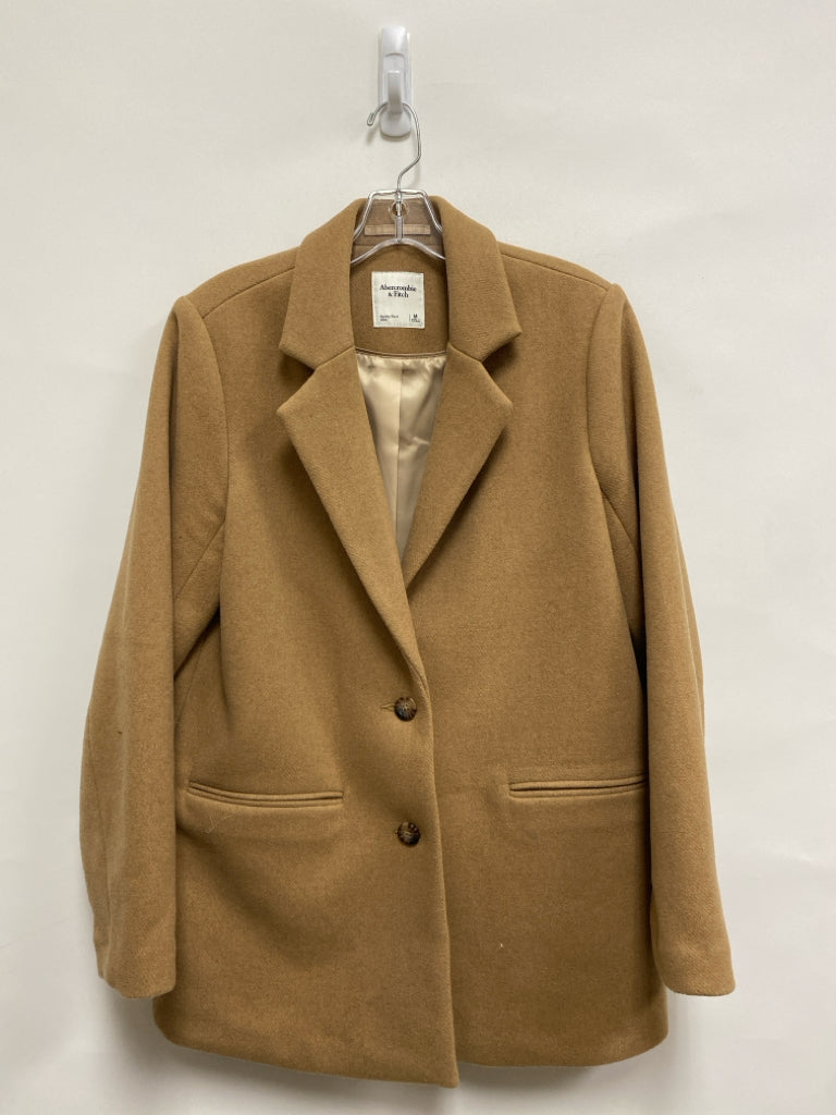 Abercrombie &amp; Fitch Size M Camel Button Up Ladies Jacket