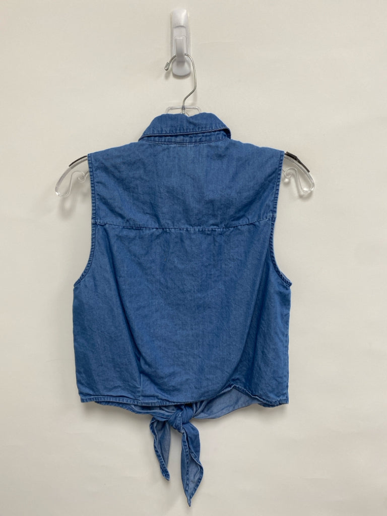 Michael Kors Size S Sage Blue Sleeveless Ladies Top