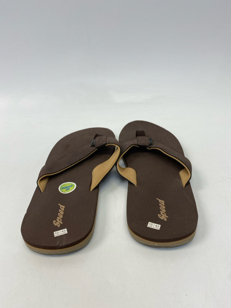 Size 10 Brown Men&