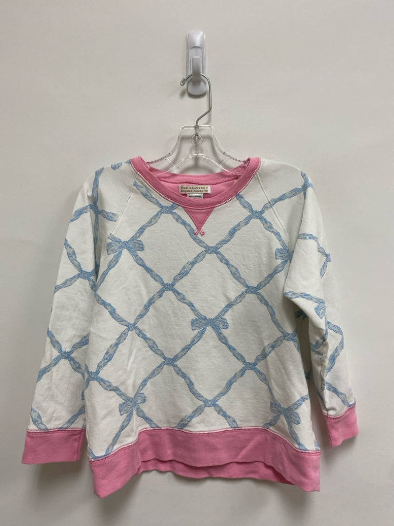 Beaufort Bonnet Co. SIZE 12 White Blue/Pink Girl&