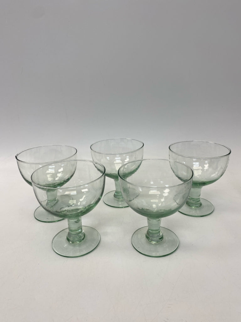 Pale Green Glassware