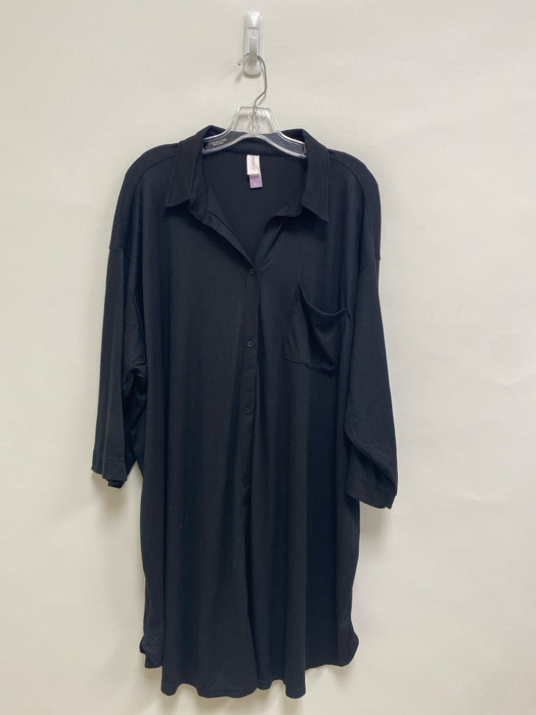 NWT JOYSPUN Size XXL Black Plus Size Maternity Dress