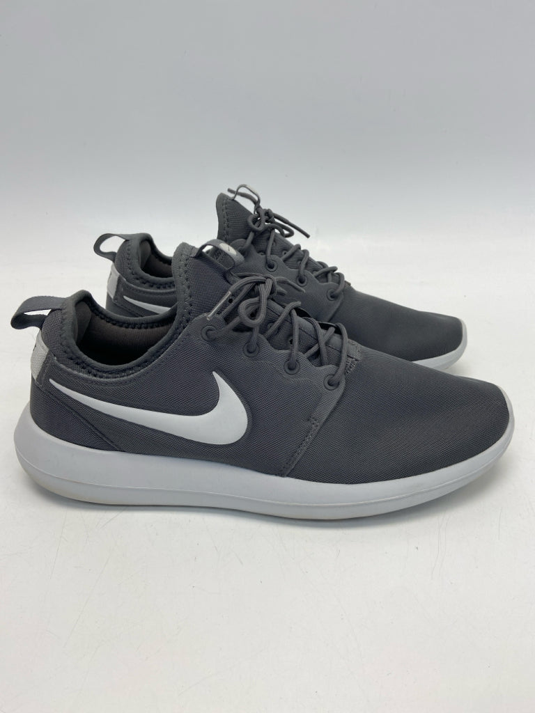 Nike Size 10.5 Dark Gray Lace-Up Men&