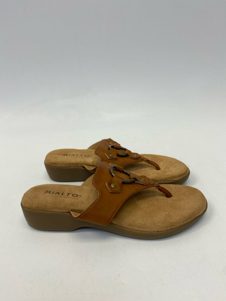 NWOT  Size 6.5 Brown Sandals