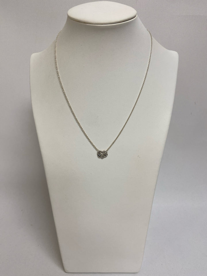 Pandora Silver Hearts Necklace