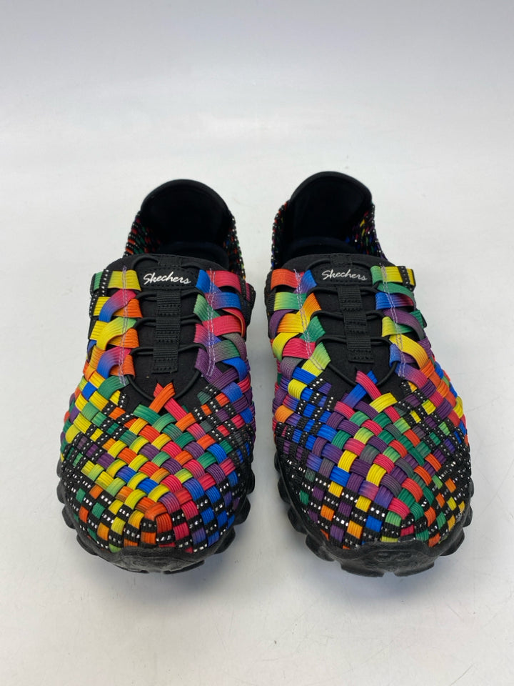 NWOT Skechers US Shoe Size 8.5 Multi-Color Woven Sneakers