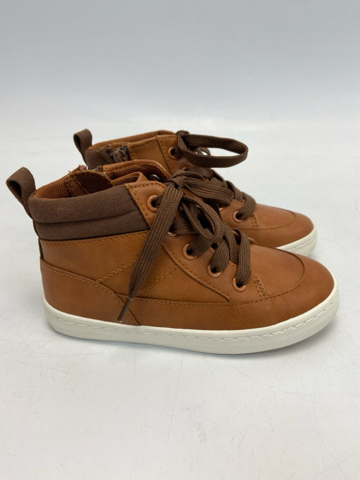 NWOT Cat &amp; Jack SIZE 10 Brown Lace-Up Boy&