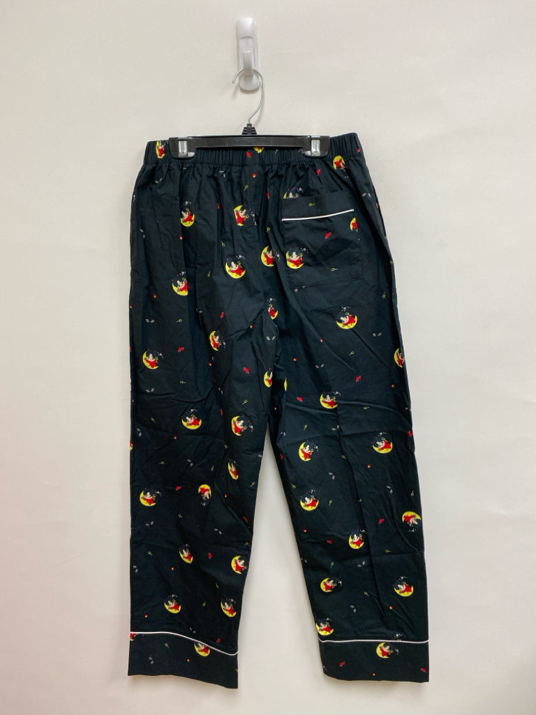 Size L Black Red/Yellow Ladies Pajama Pant