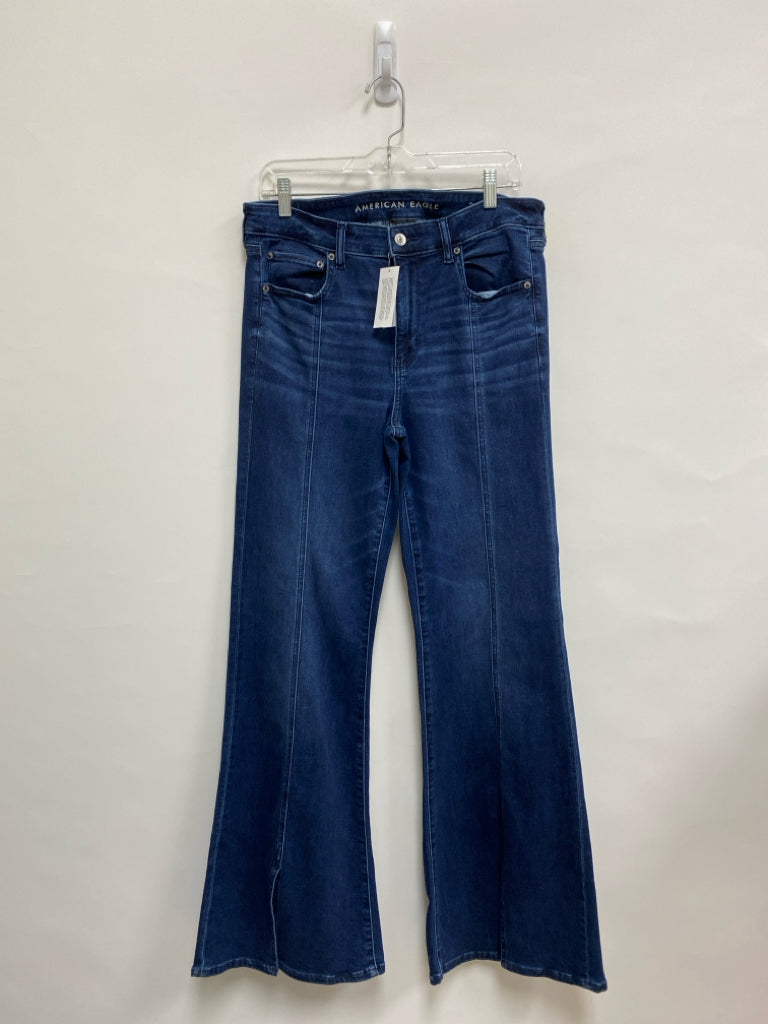 NWT American Eagle Size 12 Blue Denim Ladies Jeans
