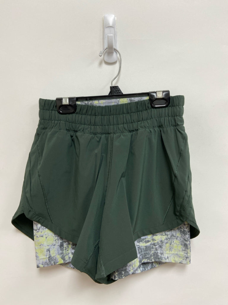 Lululemon Size 6 Dark Green Athletic Shorts