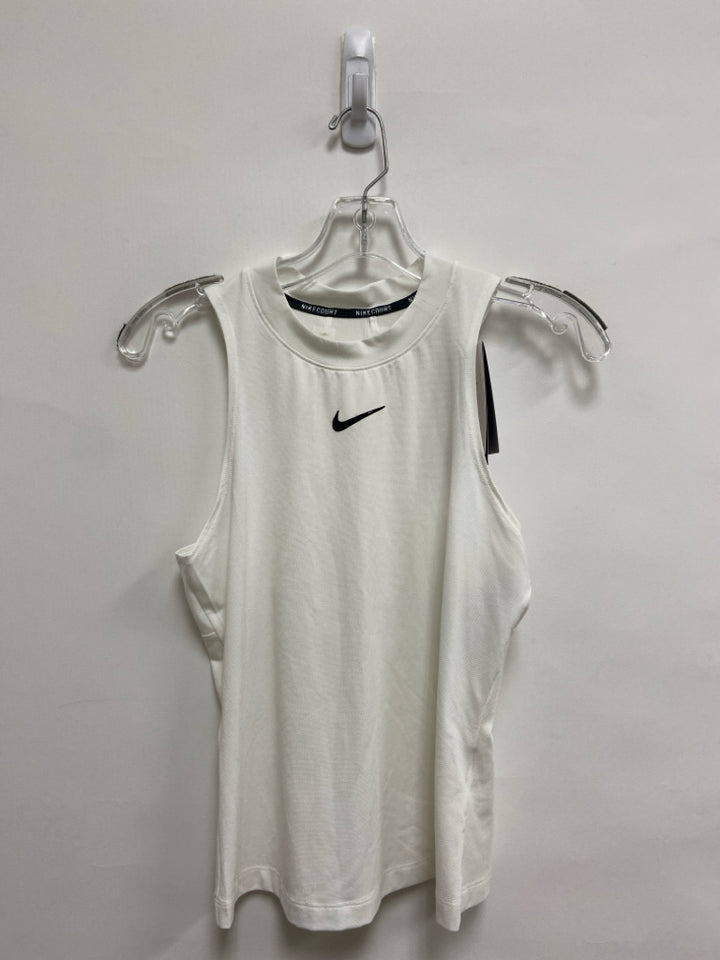 NWT Nike Size M White Black Sleeveless Athletic Top
