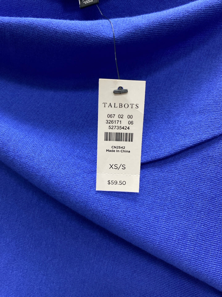 NWT Talbots Size S Periwinkle Poncho Ladies Sweater