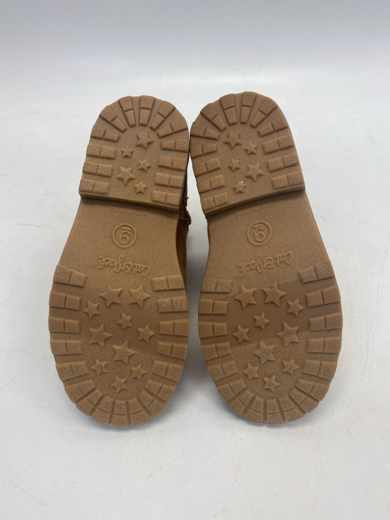 NWT Cat &amp; Jack SIZE 9 Brown Cream Girl&