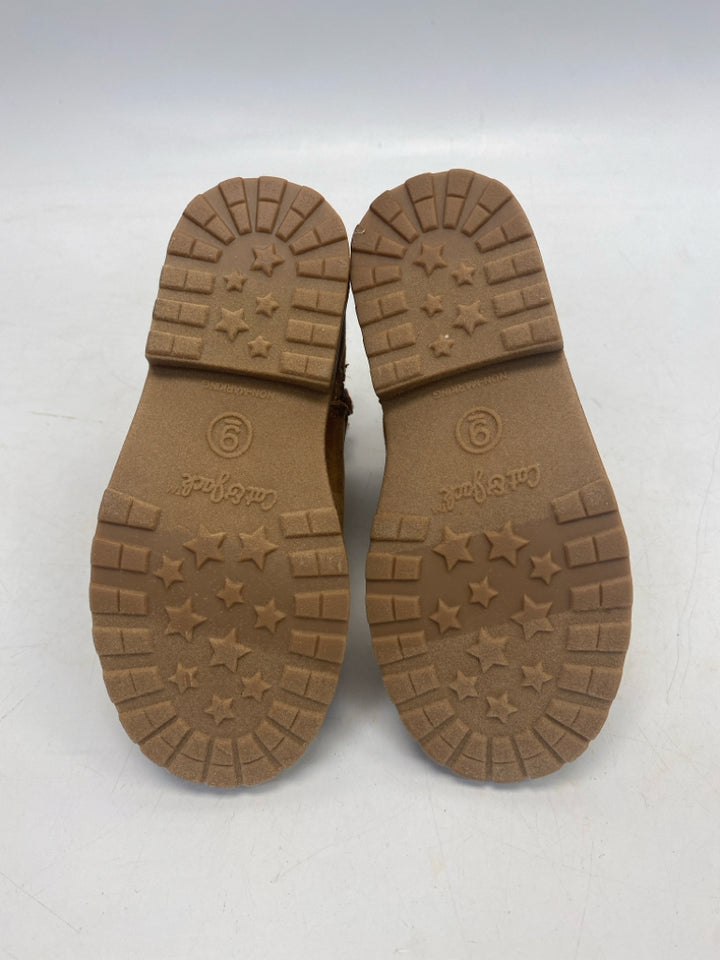 NWT Cat &amp; Jack SIZE 9 Brown Cream Girl&