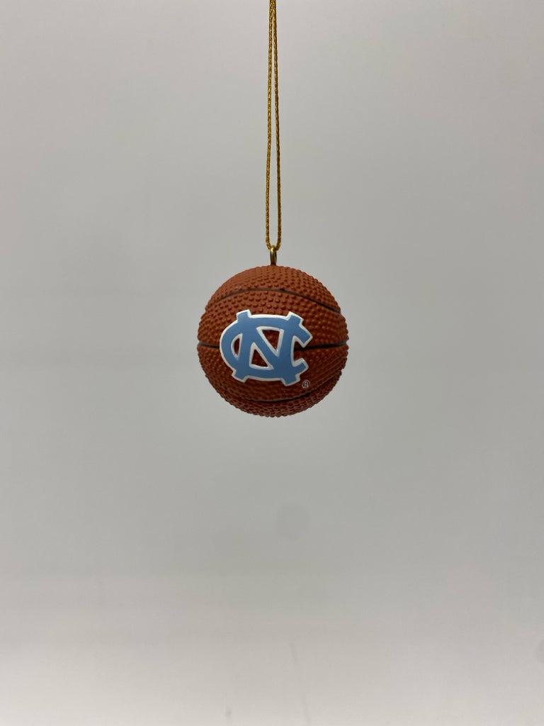 Brown White/Blue UNC Ornaments
