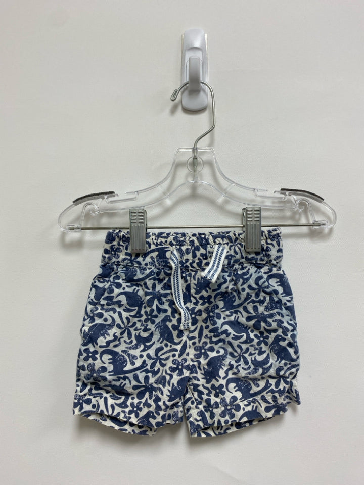 Caribbean Joe SIZE 0-3M Cream Slate Blue Dinosaurs Boy&