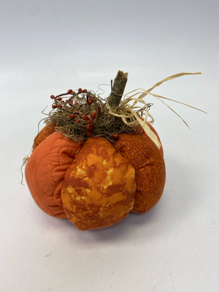 Orange Stuffed Fabric Fall