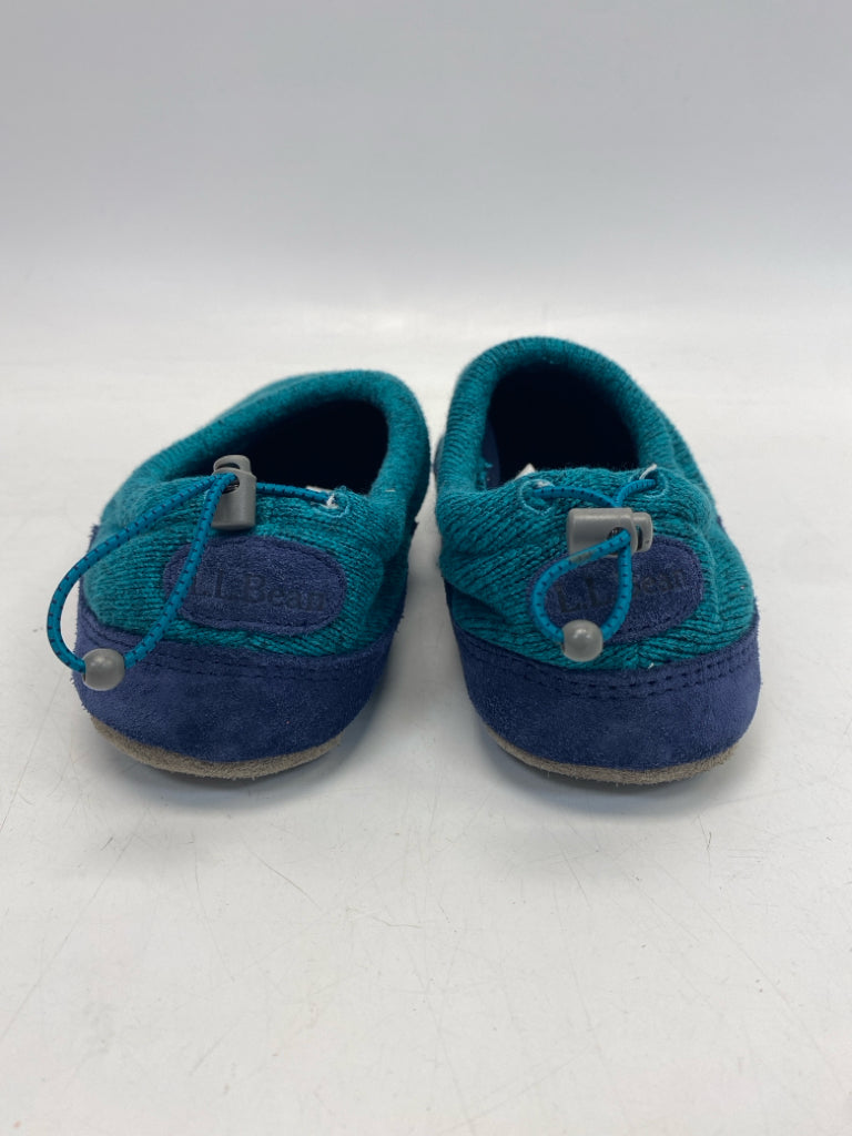 L L Bean SIZE 5/6 Teal Green Navy Trimmed Boy&