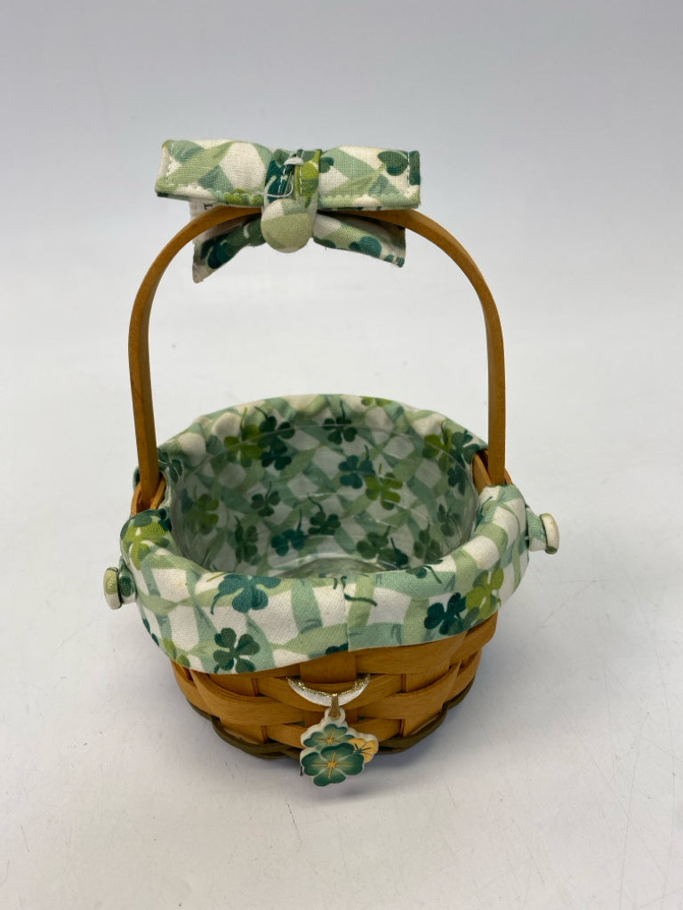 Longaberger Brown Green St. Patrick&
