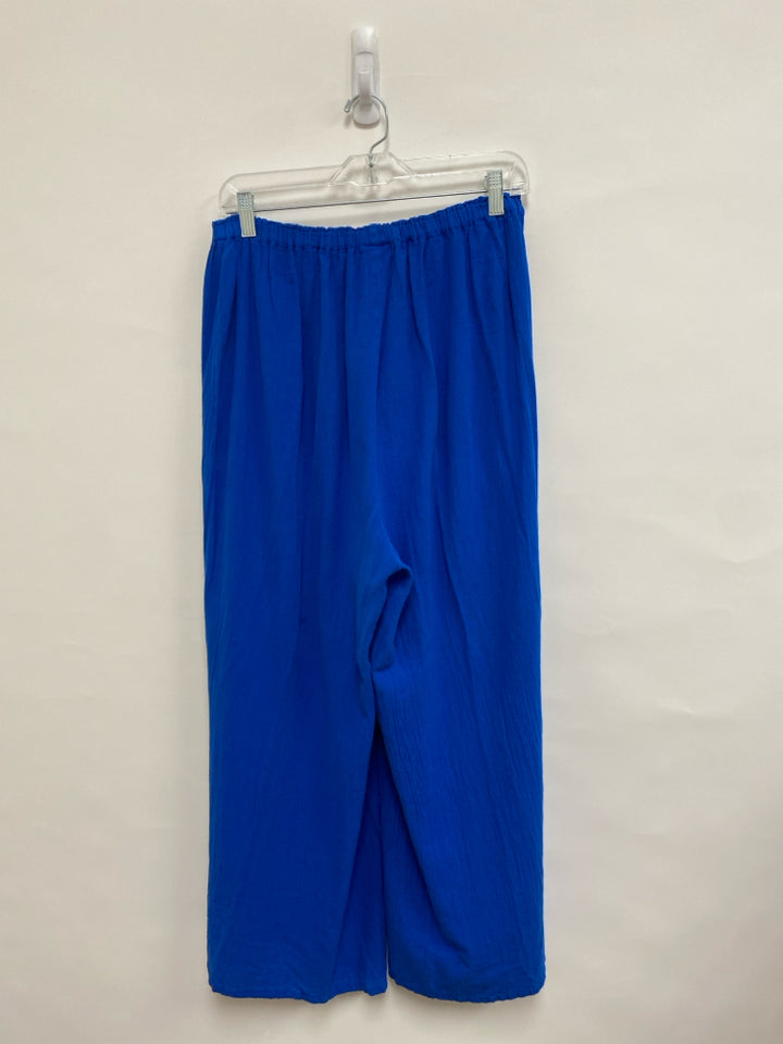Oh My Gauze! Size 12/14 Royal Blue Wide Leg Ladies Pants