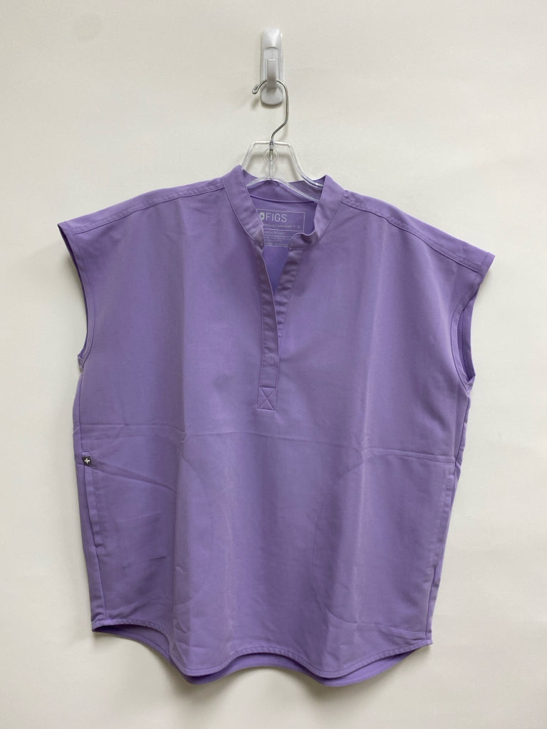 FIGS Size S Lavender Uniform Top