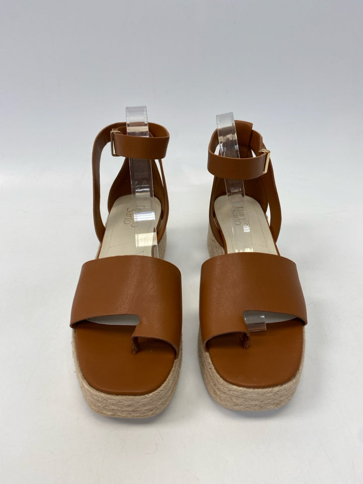 NWOT Franco Sarto  Size 9.5 Cognac Sandals
