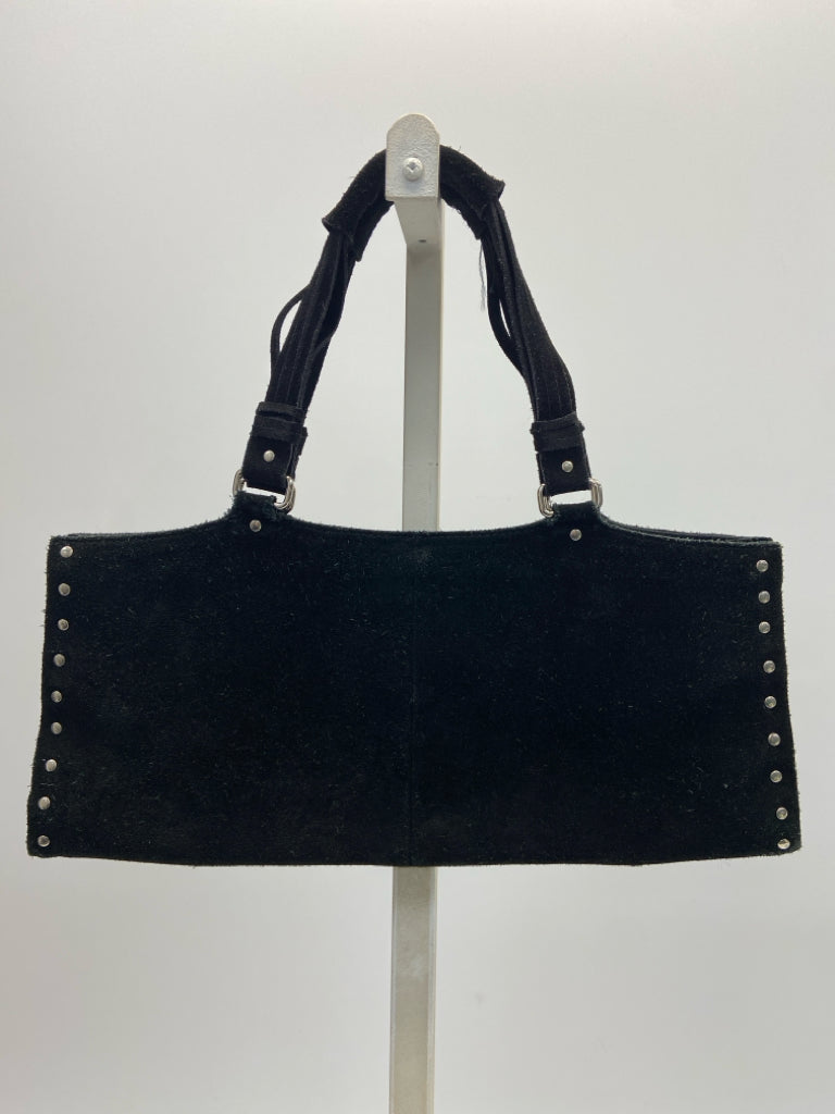 Banana Republic Black Studded Suede Handbag
