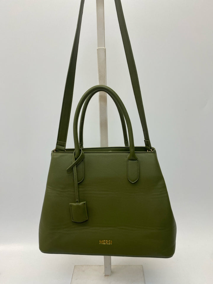 Mersi Dark Olive Handbag