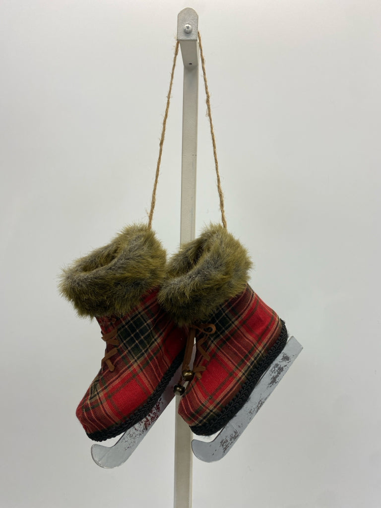 Red Brown Plaid Christmas