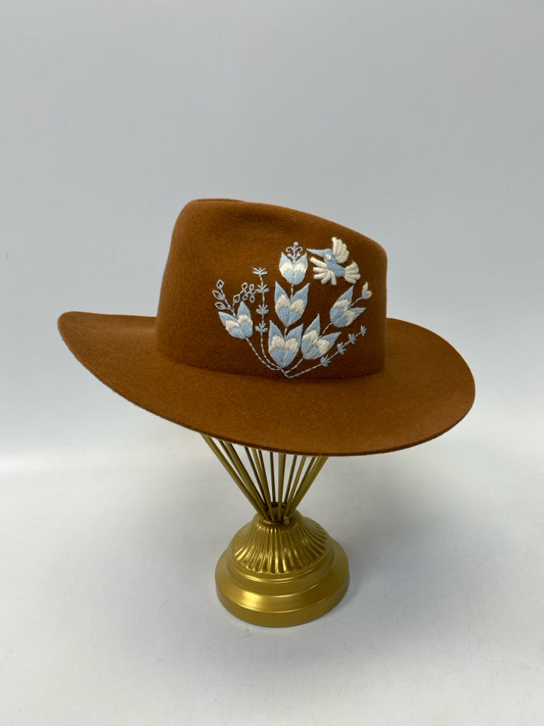 Brown Embossed Misc. Hat
