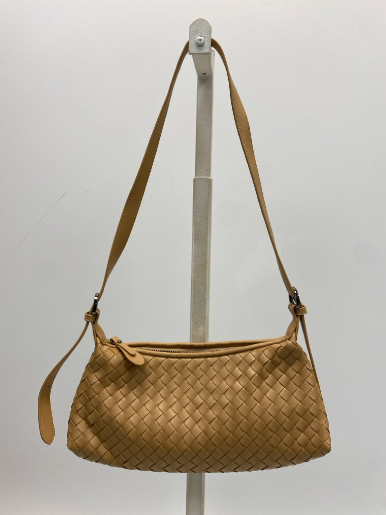 Tan Woven Handbag