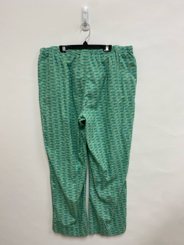 Vineyard Vines Size L Seafoam Blue Fish Men&