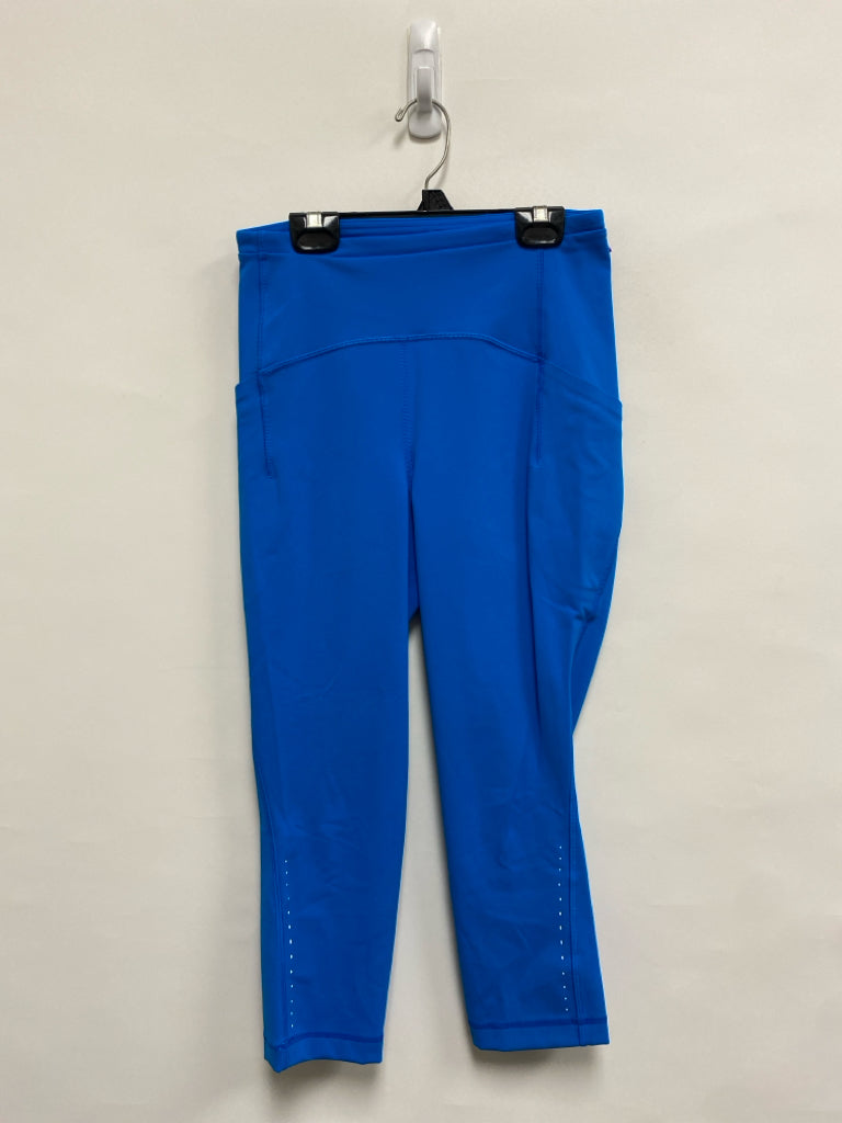 Lululemon Size 6 Turquoise Cropped Athletic Leggings