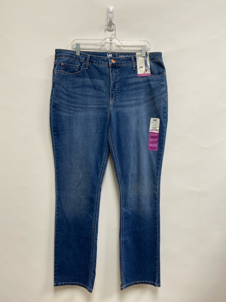 NWT Lee Size 18 Blue Denim Plus Size Jeans