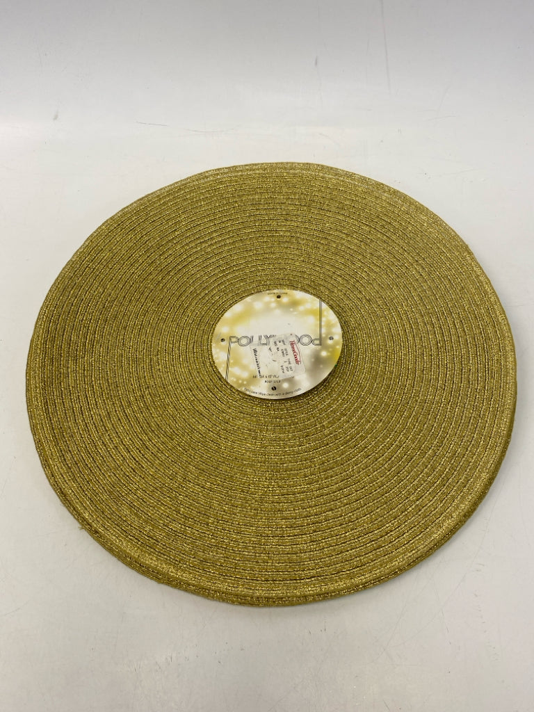 NWT Gold Shimmery Placemats