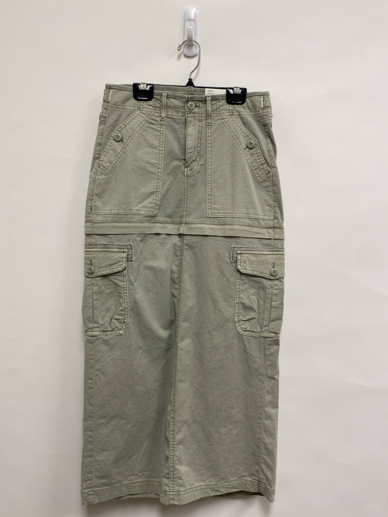 NWT American Eagle Size 00 Sage Zip Offs Ladies Skirt