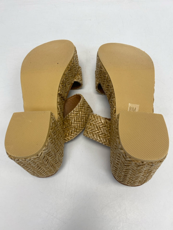 NWOT Beach by Matisse Size 8 Brown Woven Sandals