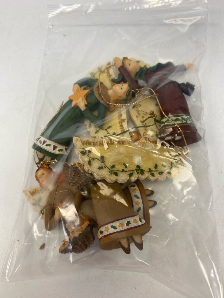 Brown Angel Ornaments
