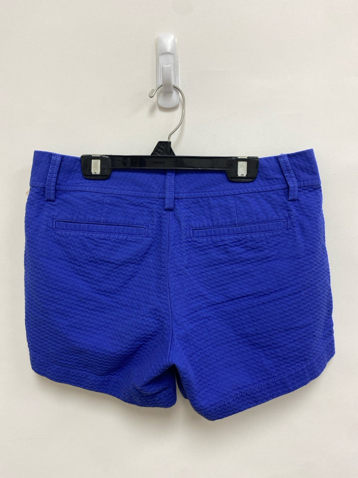 LILLY PULITZER Size 2 Royal Blue Texture Ladies Shorts