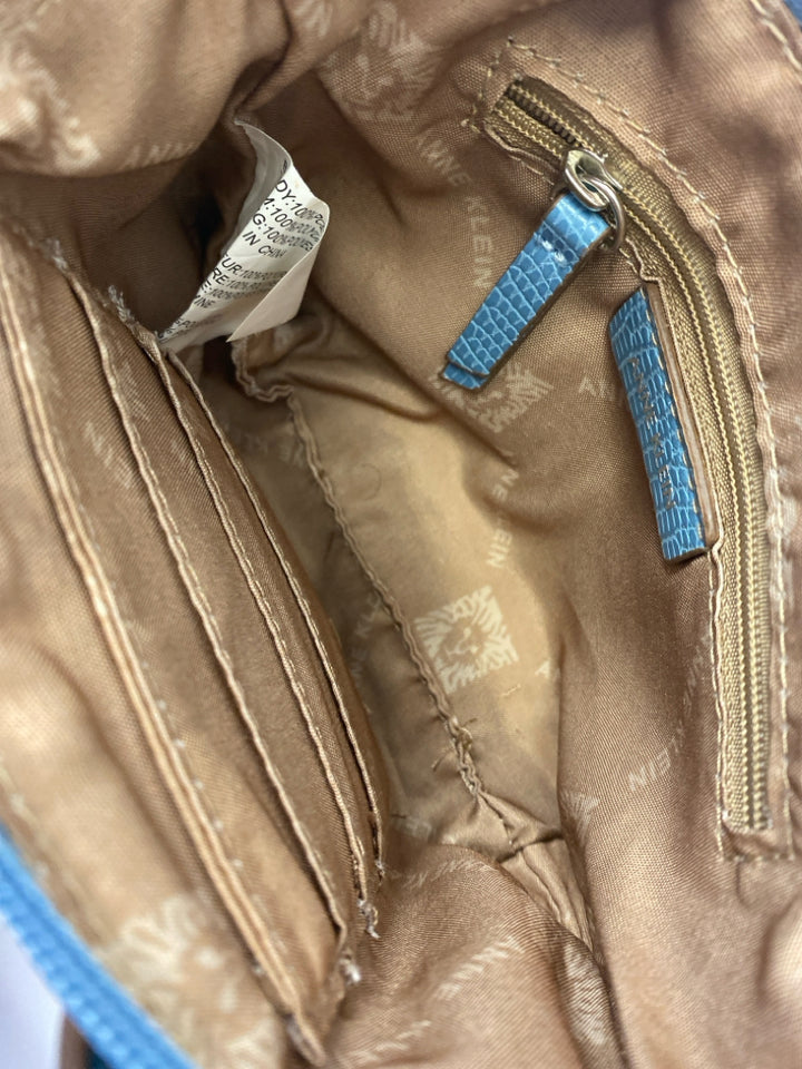 Anne Klein Turquoise Crossbody
