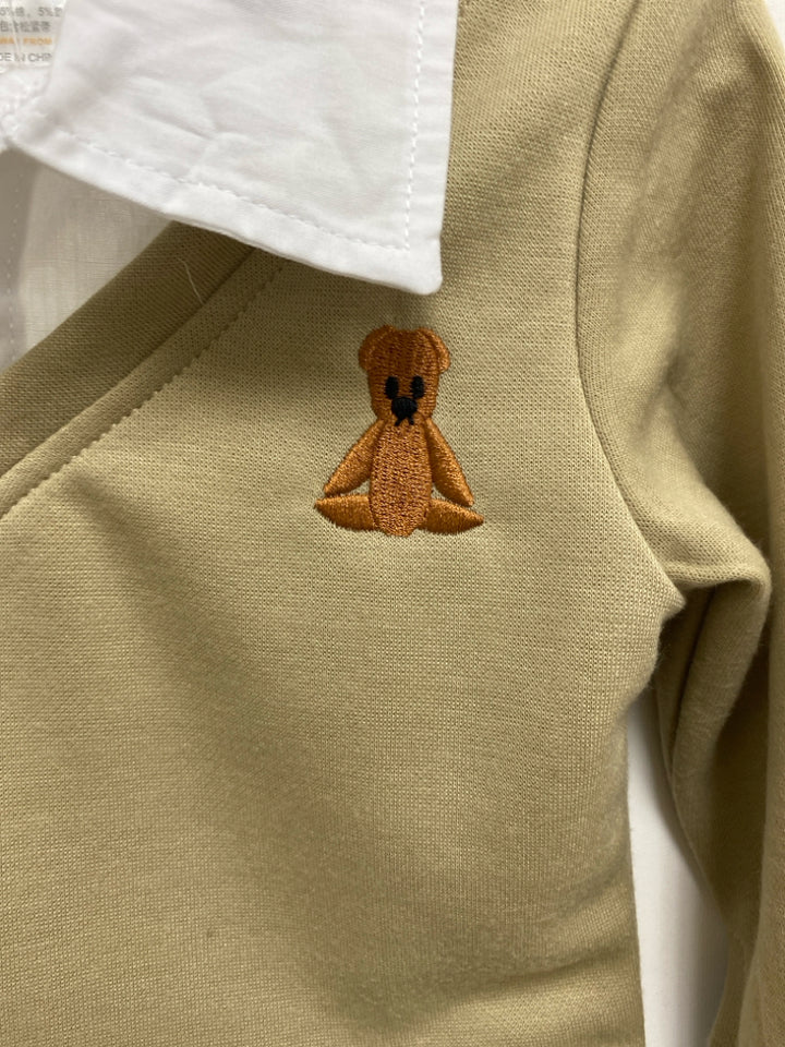 NWT SIZE 3 Beige White Overlay Boy&