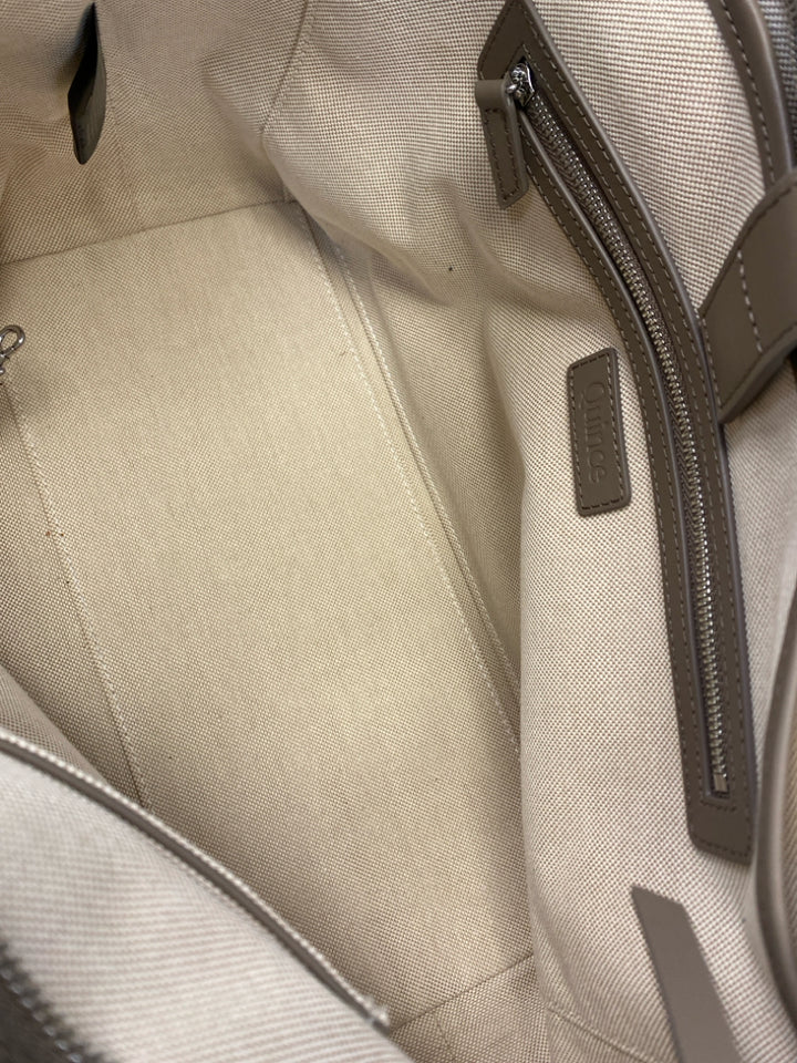 Quince Brown Suede Handbag