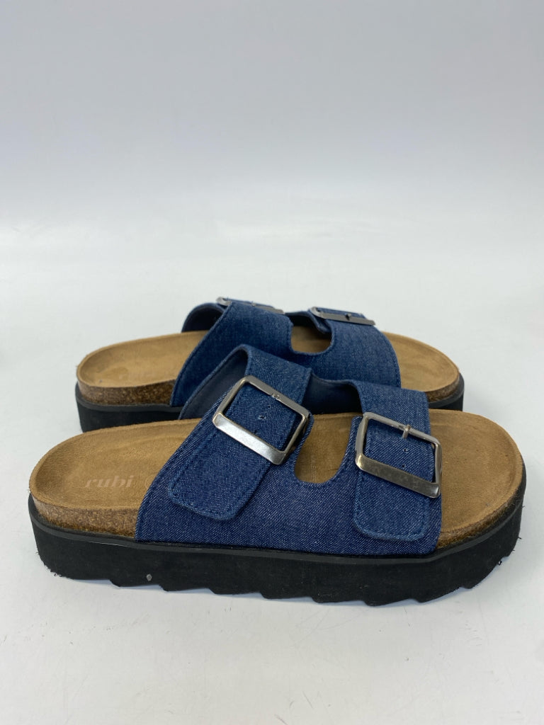 Size 38 Blue Sandals
