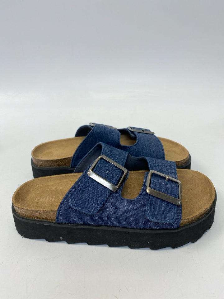 Size 38 Blue Sandals