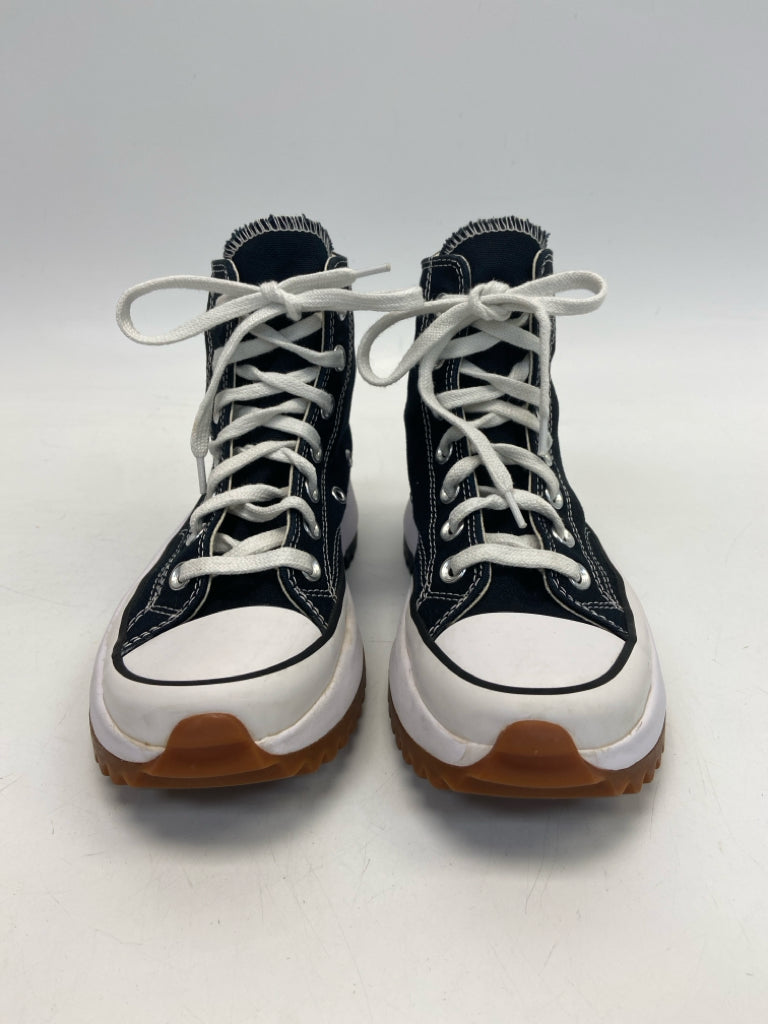 NWOT Converse  Size 5.5 Black White Lace-up Sneakers