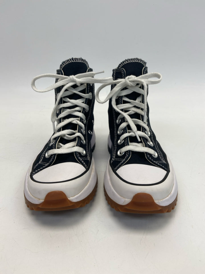 NWOT Converse  Size 5.5 Black White Lace-up Sneakers