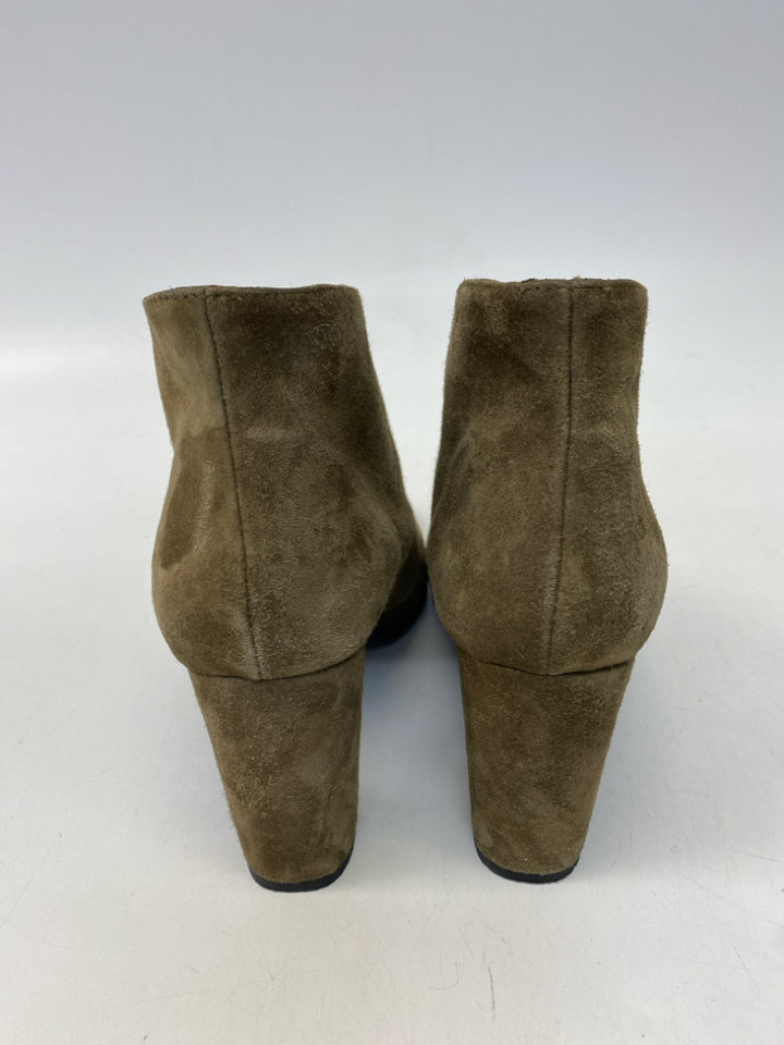 EU Shoe Size 38.5 US Shoe Size 8.5 Brown Suede Heels